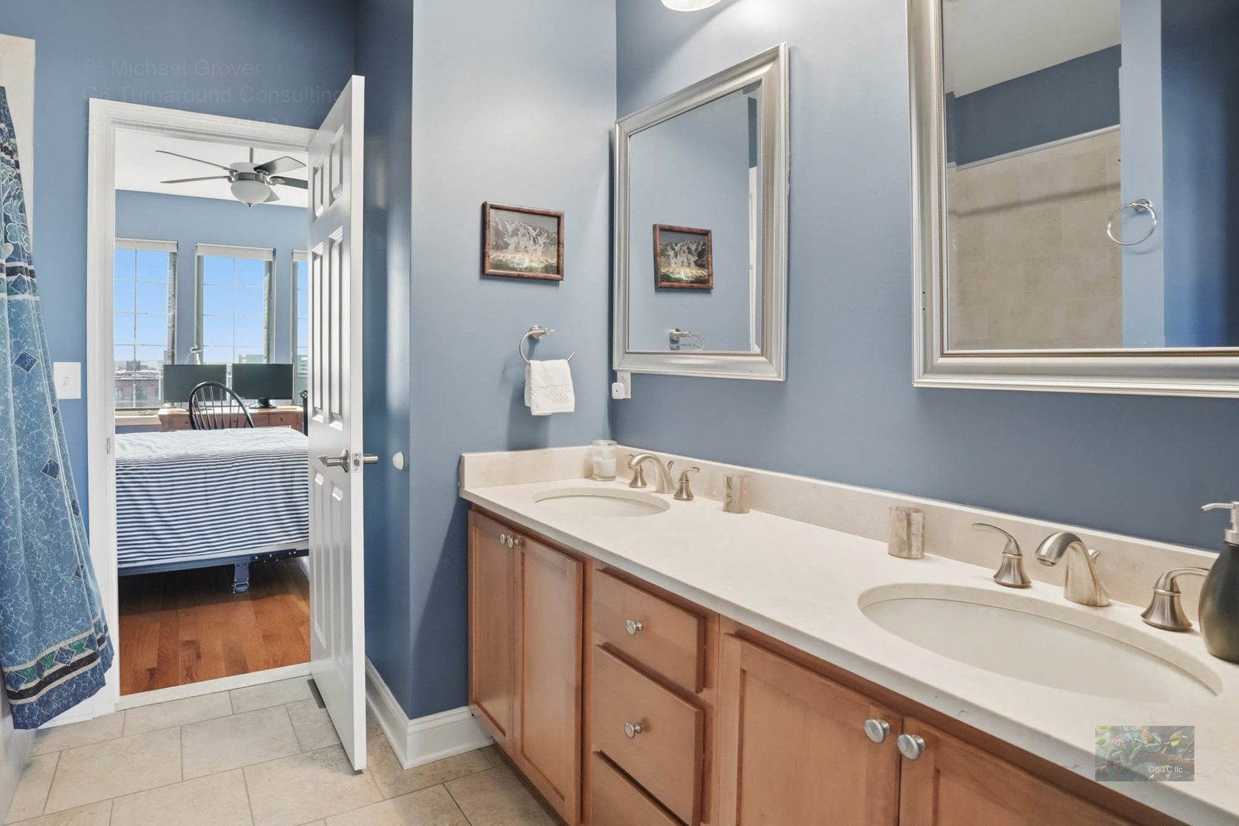 Bedroom and bath access